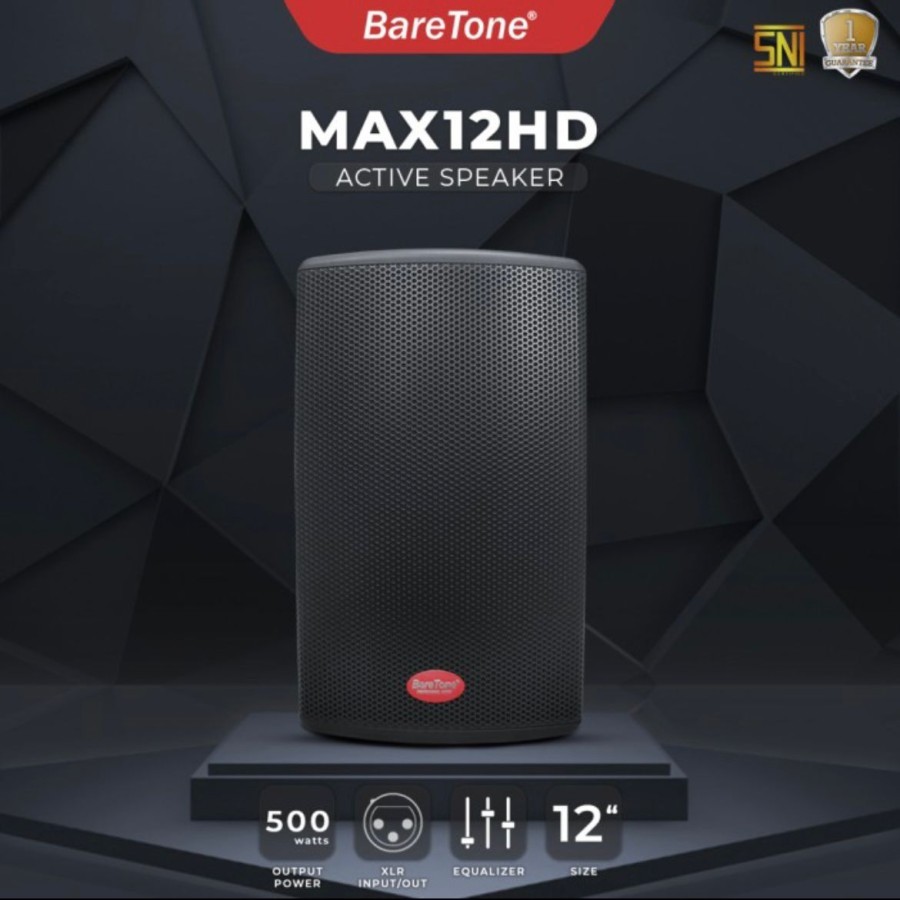 Speaker Aktif Baretone MAX 12 HD Original 12 inch BARETONE MAX12HD