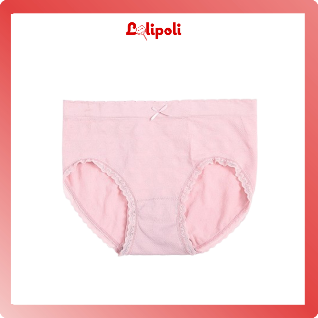 Lolipoli Celana Dalam Wanita Pita Renda Katun Motif Ribbon Korea CD514