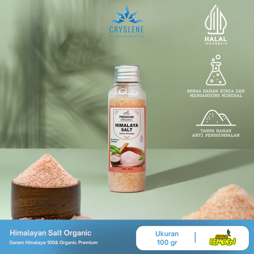 

Garam Himalaya Salt 100gr 250gr 500gr 1000gr by Suur Lemoen