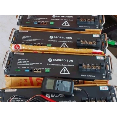 Battery Sacred Sun Lifepo4 100Ah 48v like new