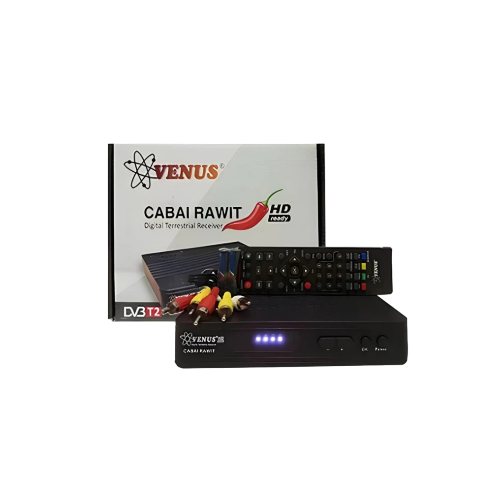 STB Venus Cabe Rawit Receiver TV Digital Set Top Box  HDMI-RCA