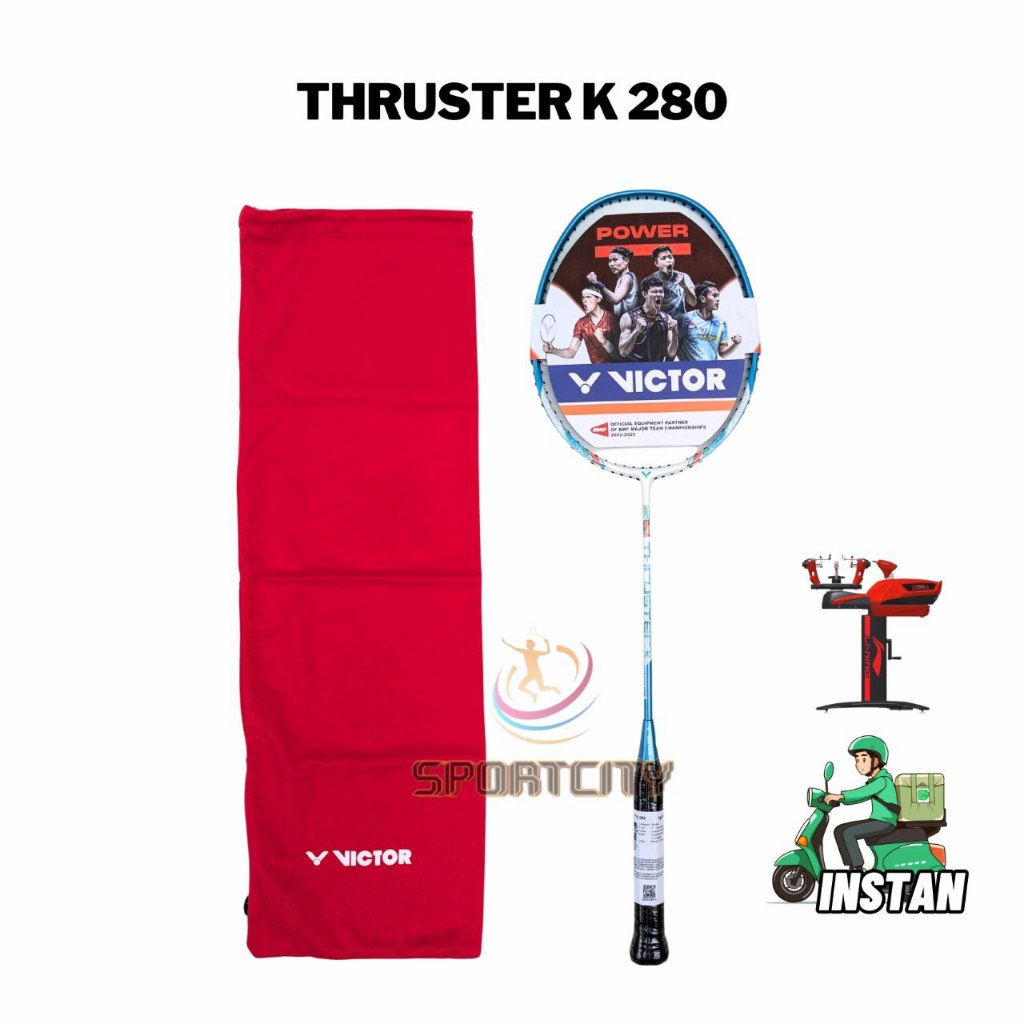Raket Badminton VICTOR THRUSTER K 280 K280 Original