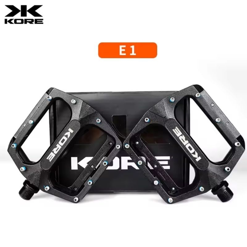 Pedal MTB Bearing Kore E1 Bahan Alloy Kondisi Baru Not MKS Merocca Enlee Wellgo