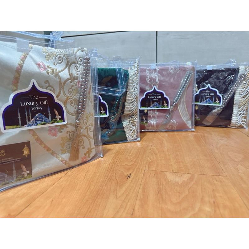 exclusive premium hampers sajadah turki bordir sajadah besar sajadah tebal