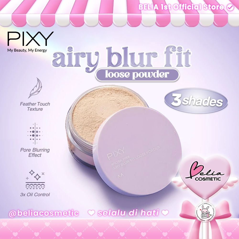 ❤ BELIA ❤ PIXY Airy Blur Fit Loose Powder | Bedak Tabur | #Filter_Free