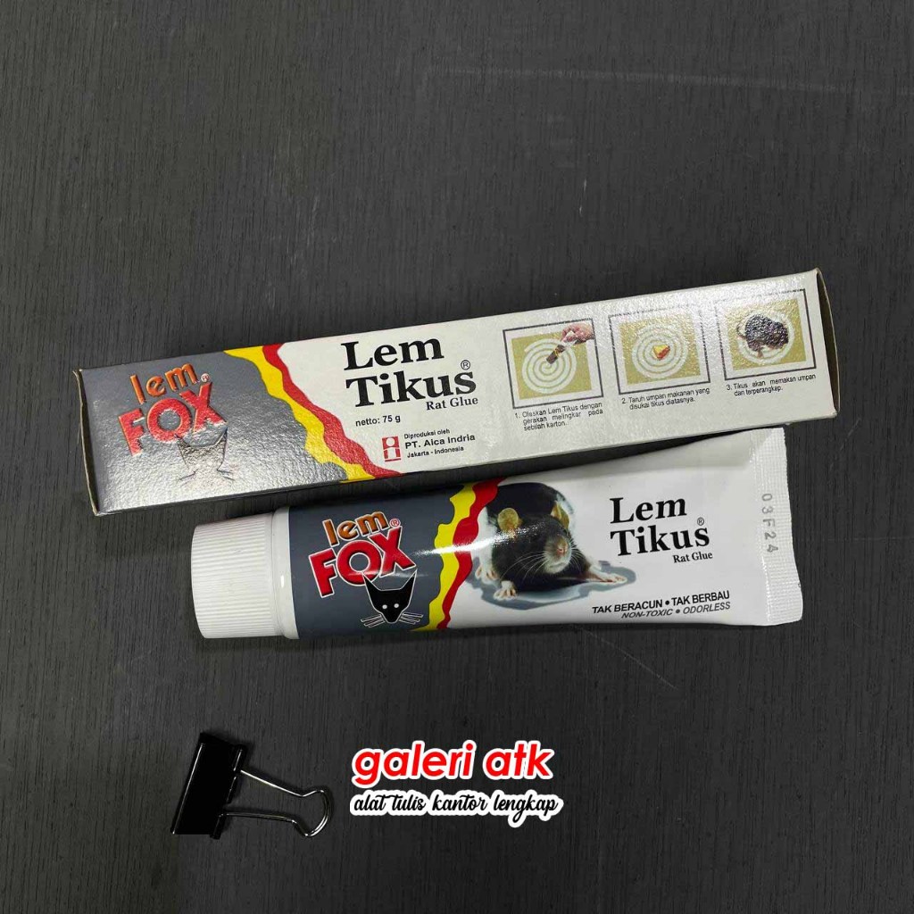LEM TIKUS (75 GR) | RAT GLUE | LEM TIKUS FOX | LEM FOX
