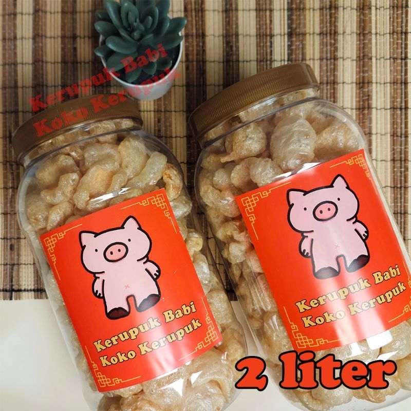 

Kerupuk Babi Koko Kerupuk 2 Liter