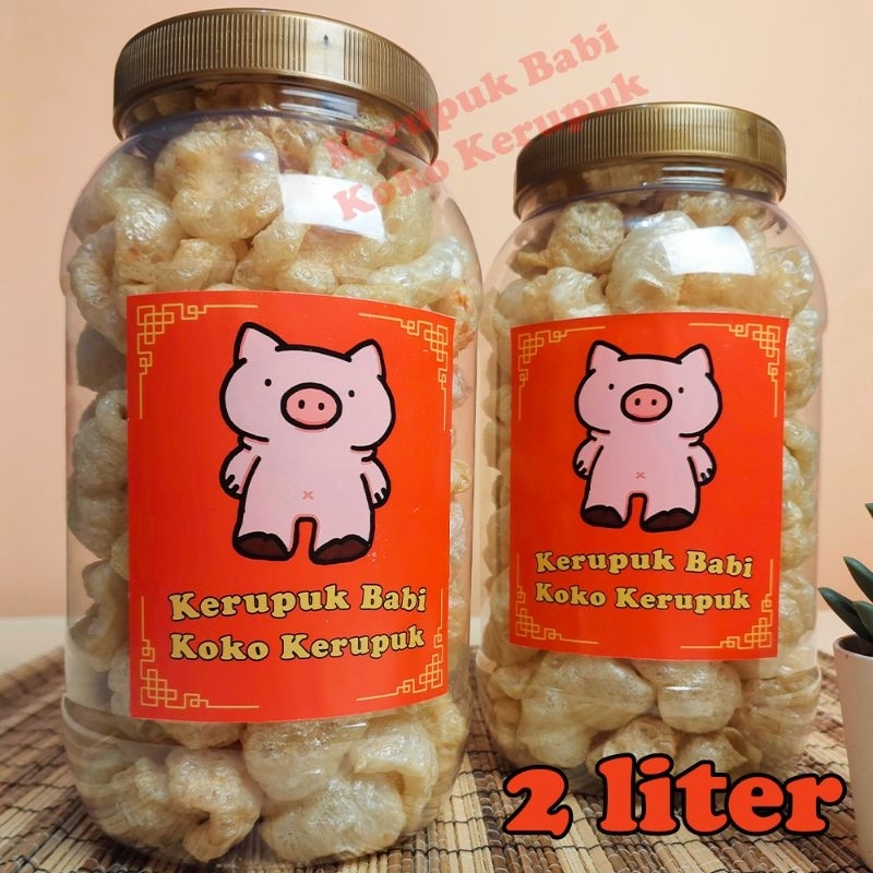 

Kerupuk Babi Koko Kerupuk 2 Liter