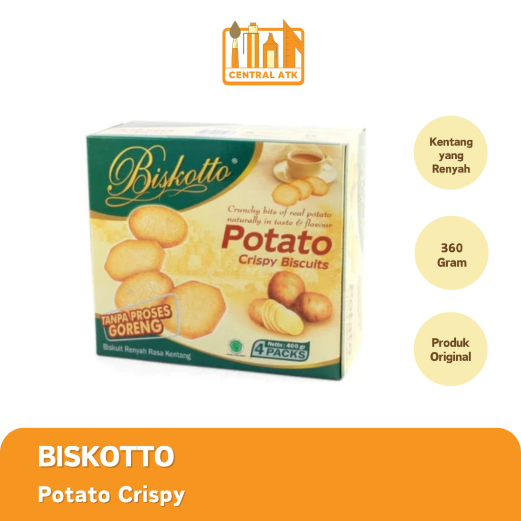 

BISCOTTO POTATO CRISPY 360 GR / POTATO CRISPY