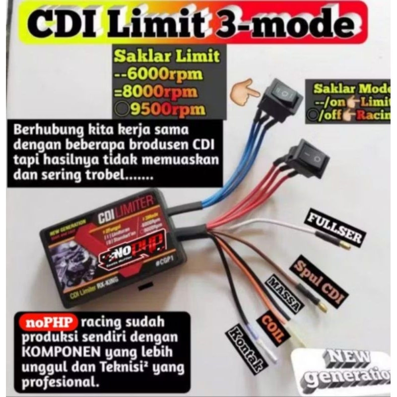 Cdi rx king mode limiter lost no php 3 mode