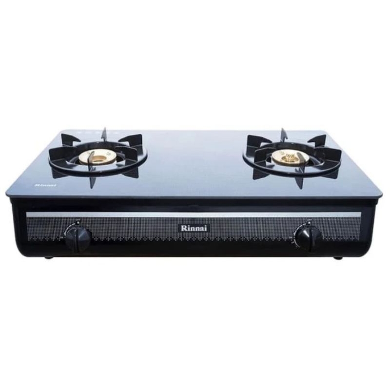 RINNAI KOMPOR GAS RI 712GA - KOMPOR GAS RINNAI JUMBO KACA - KOMPOR RINNAI JUMBO 2 MATA KACA - KOMPOR