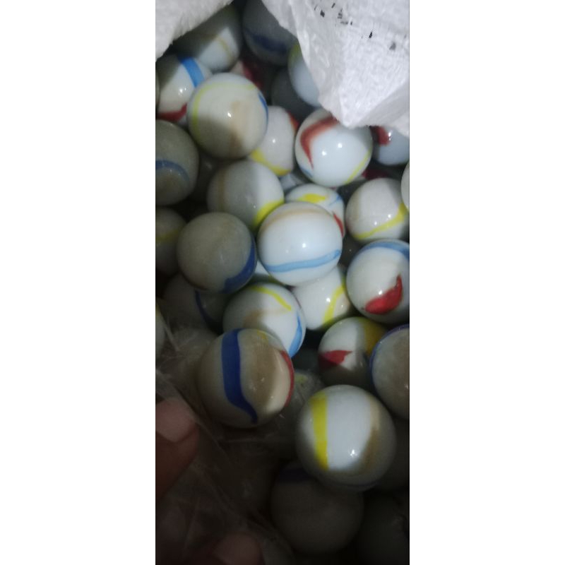 Kelereng JUMBO 10pcs/ Kelereng Gundu Susu Besar isi 10pcs