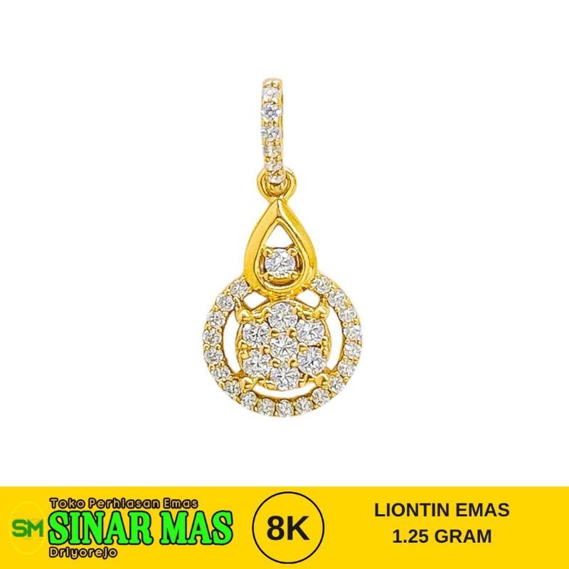 LIONTIN EMAS 8 KARAT 1.25 GRAM