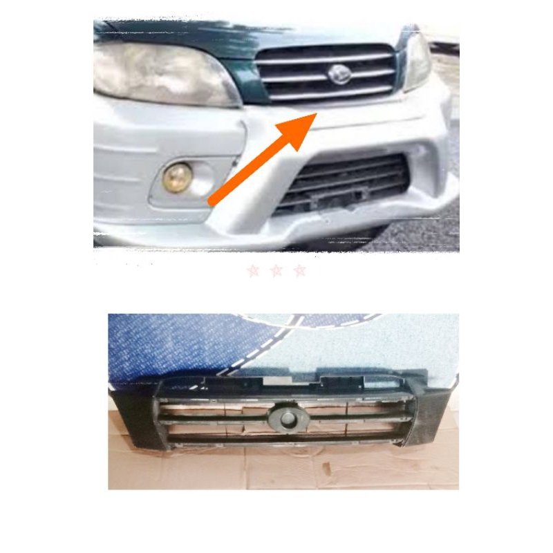 Grille Grill Depan  mobil Daihatsu Taruna warna hitam original