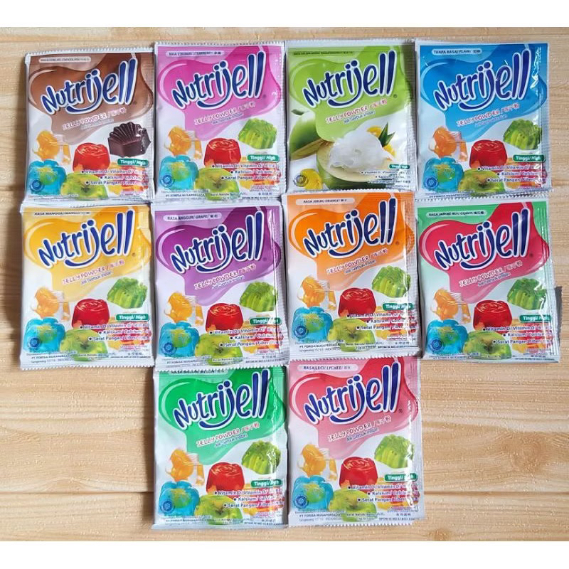 

Nutrijell Ekonomis 10gr / Nutrijell All Varian 10gr / Jelly Nutrijell Instan / Nutrijell Murah