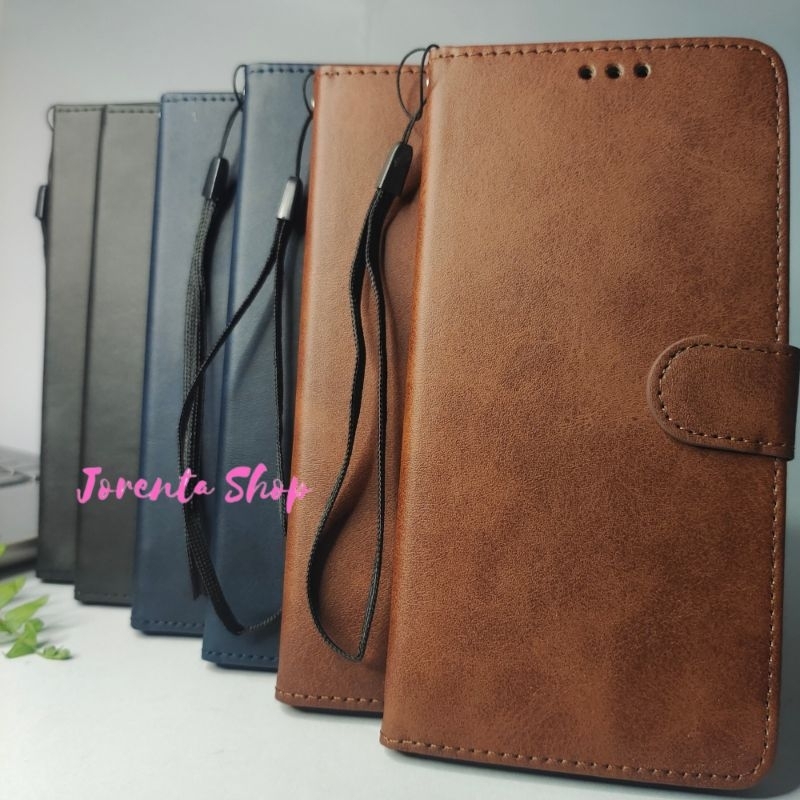 CASE DOMPET VIVO Y19S NEW CASE FLIP COVER PREMIUM LEATHER CASE KULIT SINTETIS FREE TALI GANTUNG