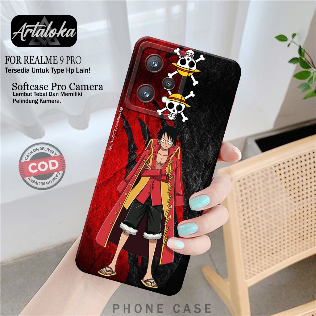 Case Hp REALME 9 PRO Fashion Case Anime Case REALME 9 PRO Silikon TPU Pro Camera Casing REALME 9 PRO