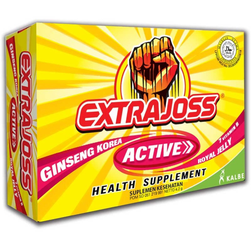 

EXTRA JOSS Active Minuman Suplemen Kesehatan 6 x 4,2 g