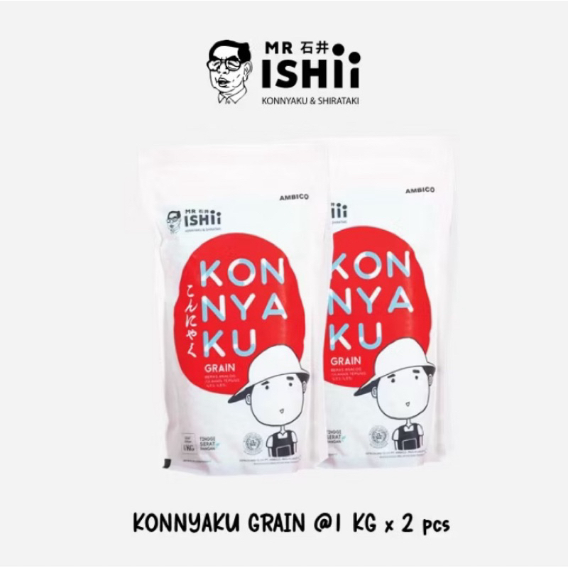 

(2kg) Mr Ishii Konnyaku Rice - Beras Konnyaku - Beras Diet - Shirataki Rice - Beras Shirataki 2kg