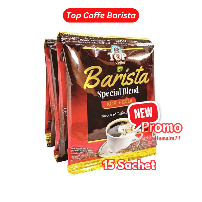 

Top Coffe BARISTA 15 Sachet / Kopi Instan Renceng