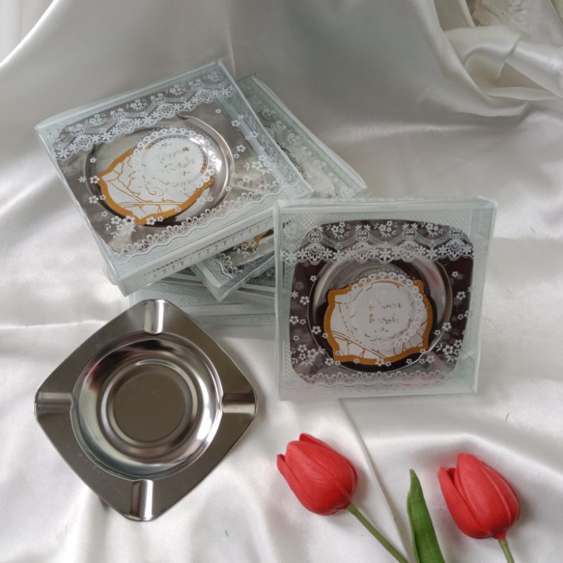 Souvenir asbak pernikahan/Cindramata wedding/souvenir murah/souvenir unik/souvenir simple