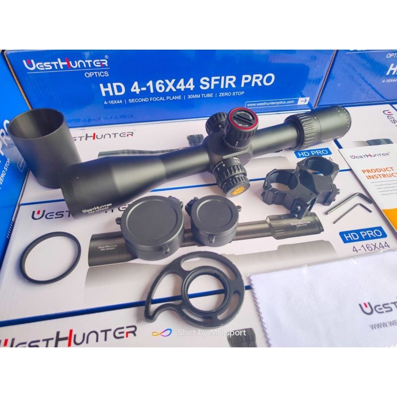TELESCOPE WESTHUNTER HD 4-16x44 SFIR PRO ZERO STOP