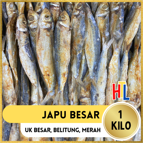 

Ikan Asin Japu Besar | Japu Belitung Super 1Kg