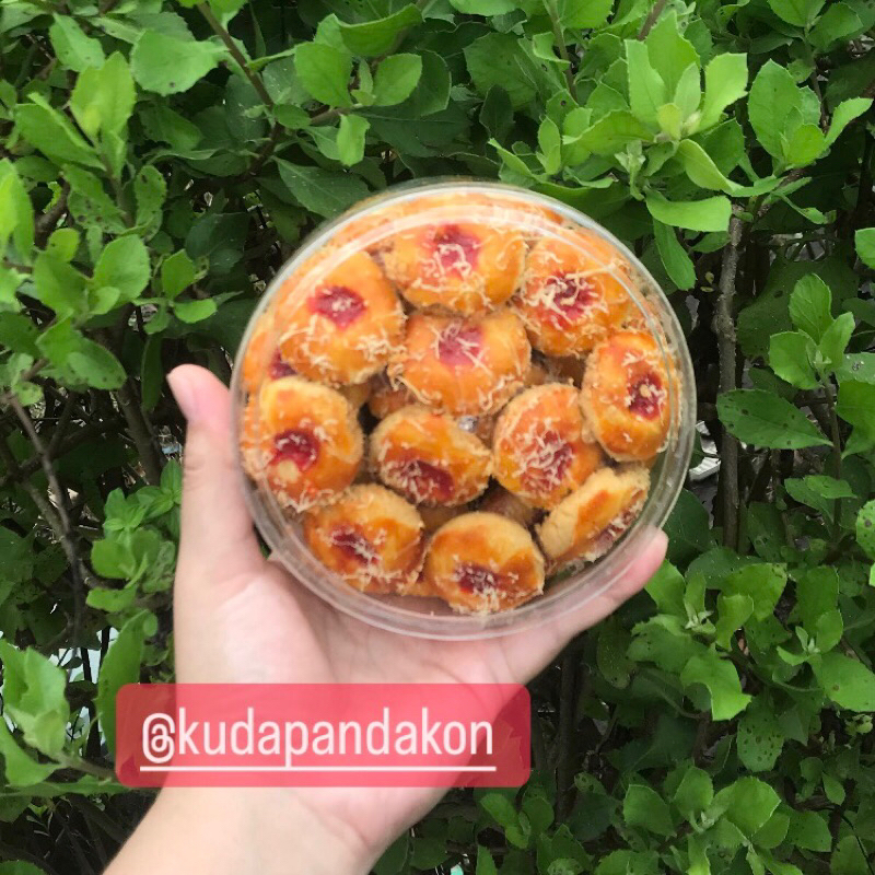 

Kuker Lebaran/Natal Kue Kering Thumb Print Strawberry 250 gram