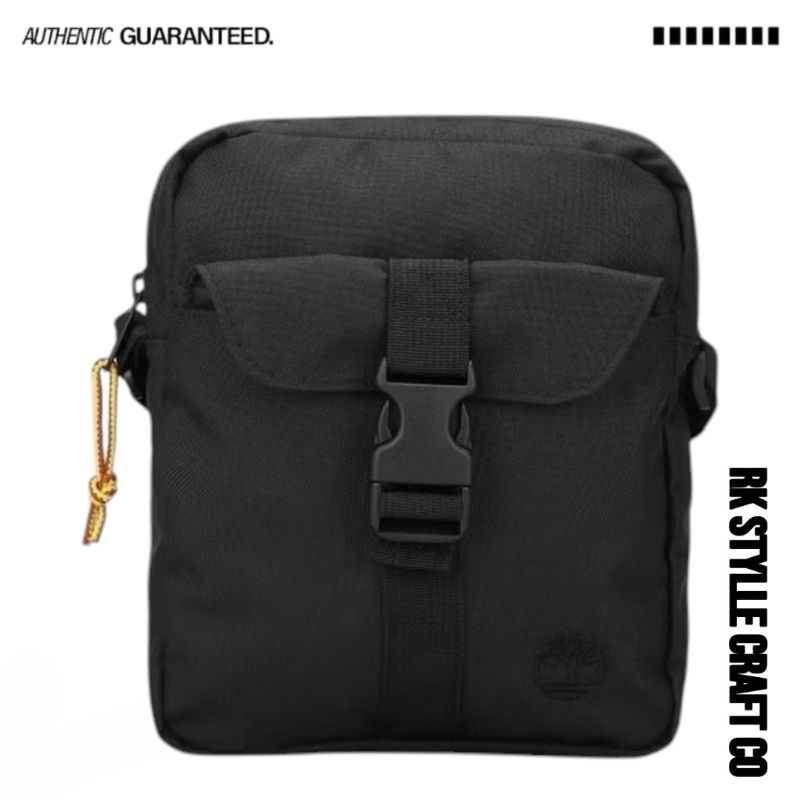 Tas Selempang | Tas Bahu | Tas Timberland Thayer TFO Heritage Crossbody Black 100%Original