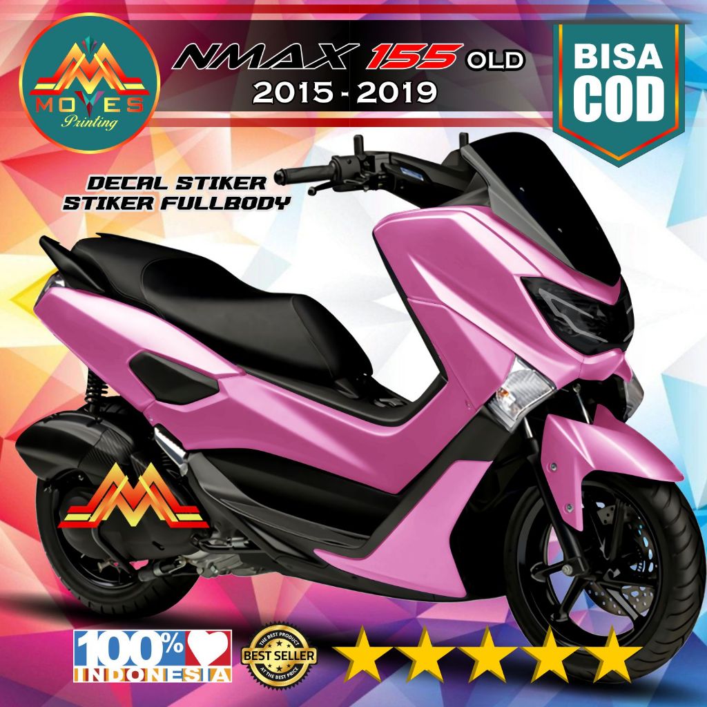 Bisa Cod ( Polos ) Stiker Polos Halus / Decal Stiker Motor Nmax 155 Old Full Body / Stiker Nmax Old