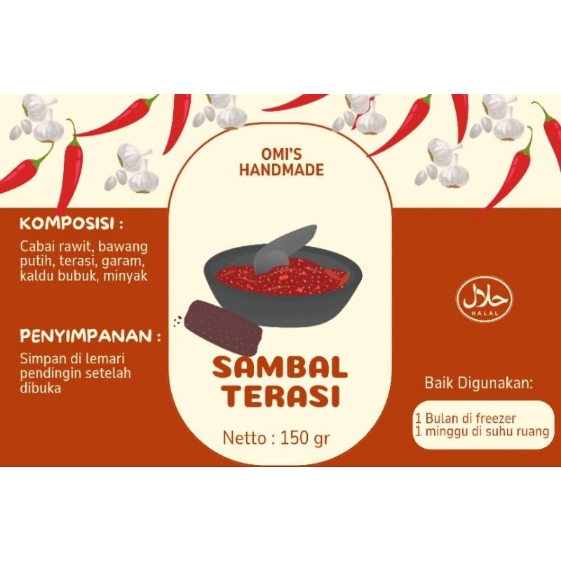 

Sambal Terasi Omi's Handmade