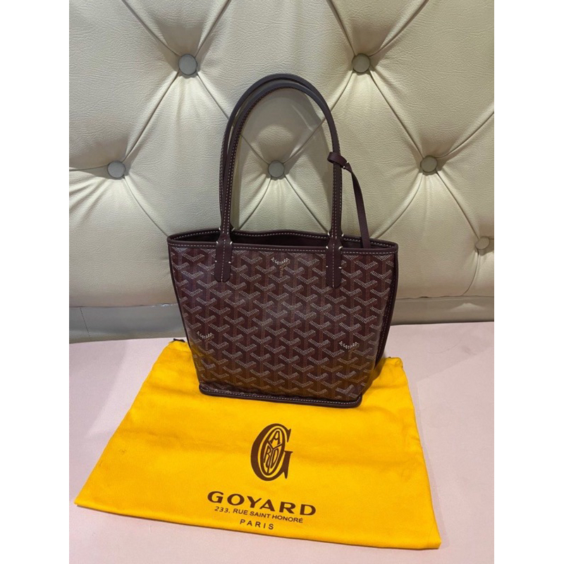 Goyard mini anjou preloved luxco