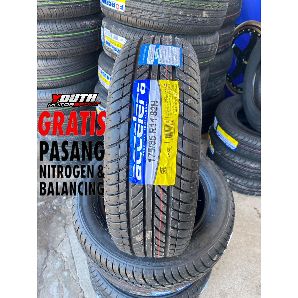 Ban murah awet ukuran oem brio,sigra,agya 175 65 r14 accelera accelera
