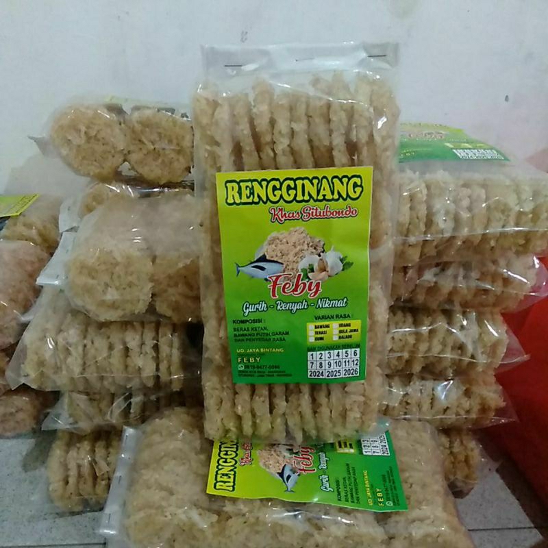 

RENGGINANG SITUBONDO SIAP GORENG ISI 40-44BIJI RASA UDANG