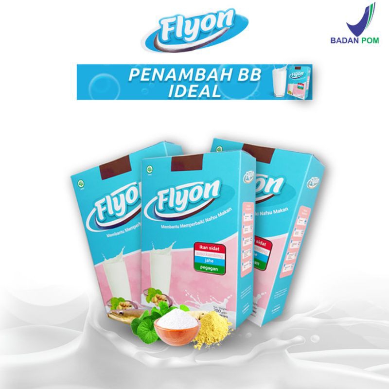 

Flyon Biru Susu Penggemuk Badan & Penambah Berat Badan Original