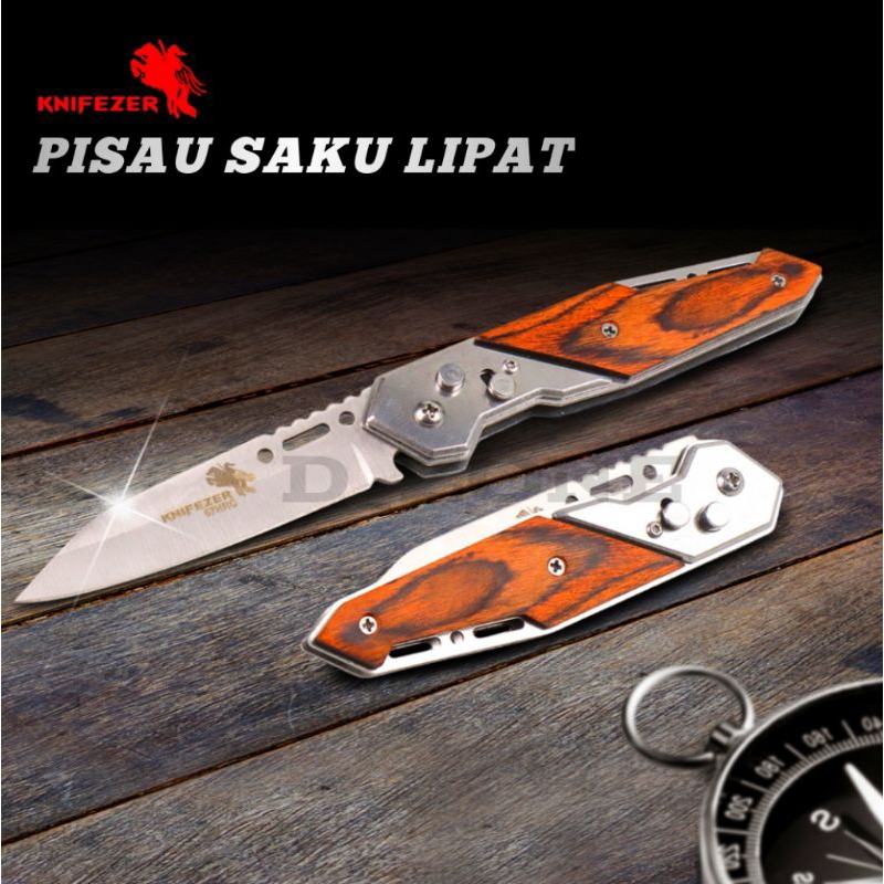 Pisau Saku Lipat Serbaguna Doom Blade Portable Survival Knife