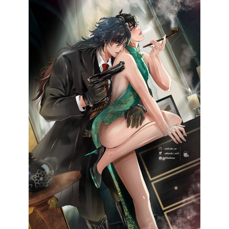 Art Commission Full color (Jual Jasa Gambar Anime,Fan art) by Qinn_art