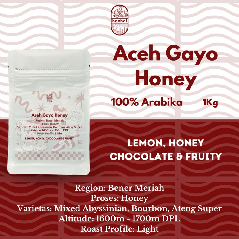 

BIJI KOPI ARABIKA ACEH GAYO HONEY (1Kg)