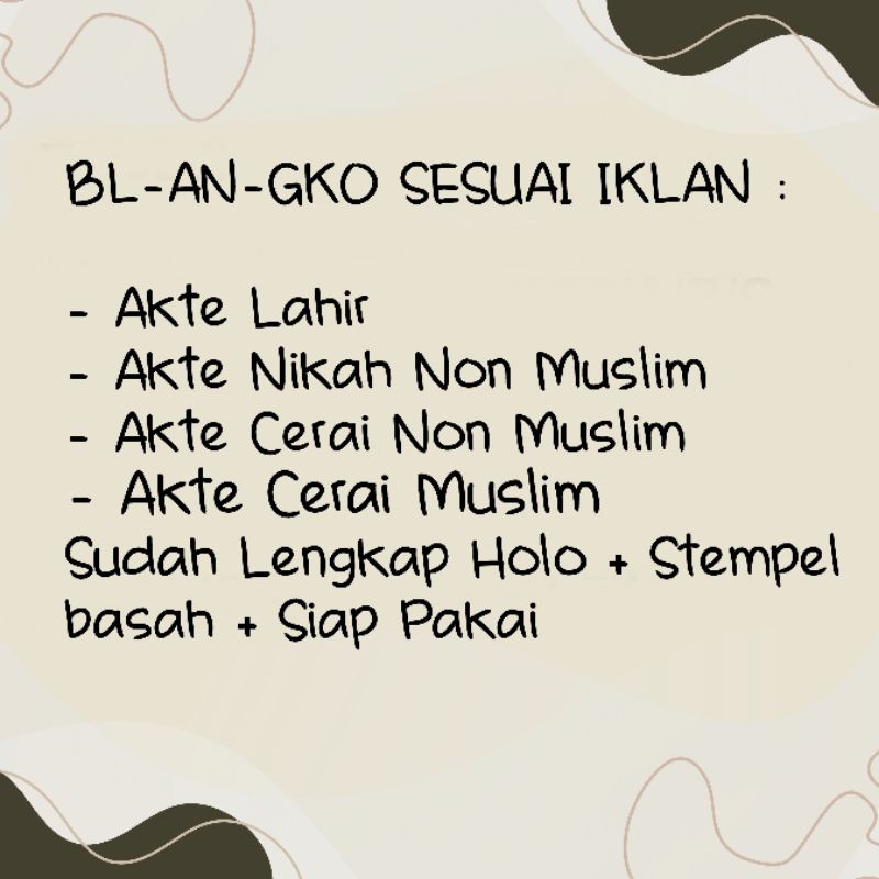 

KERTAS SURAT SERTI SIAP PAKAI BEBAS REQUESTT CHAT ADMIN