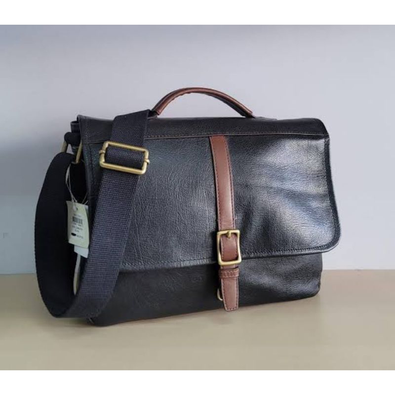 tasFossil Evan Commuter Men Sling Bag Black m