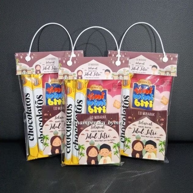 

Hampers Lebaran Mini | Hampers snack ringan lebaran untuk anak-anak