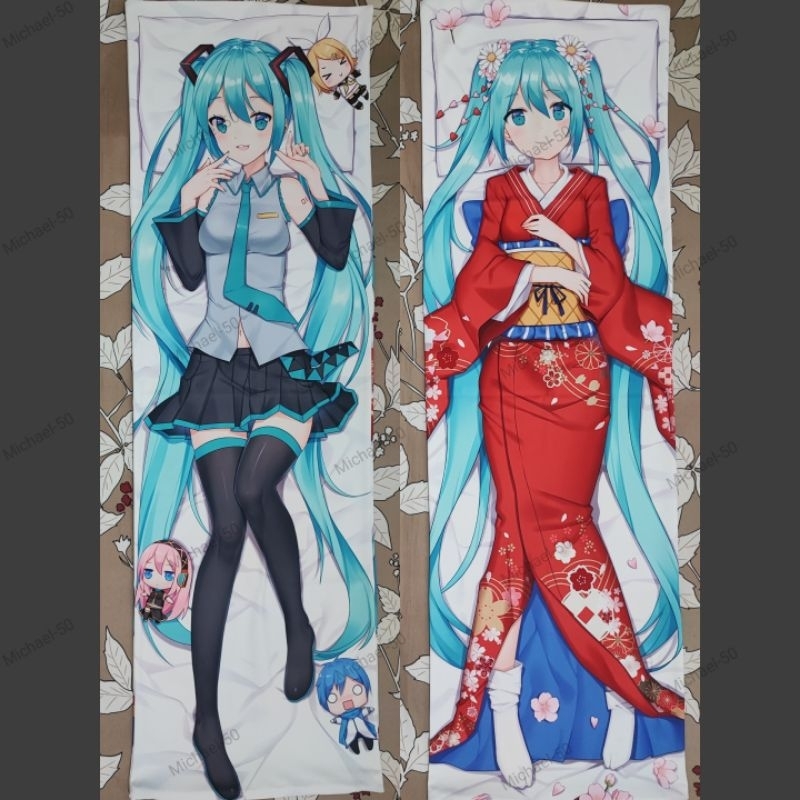 Dakimakura Mini Hatsune Miku Vocaloid Sarung Bantal