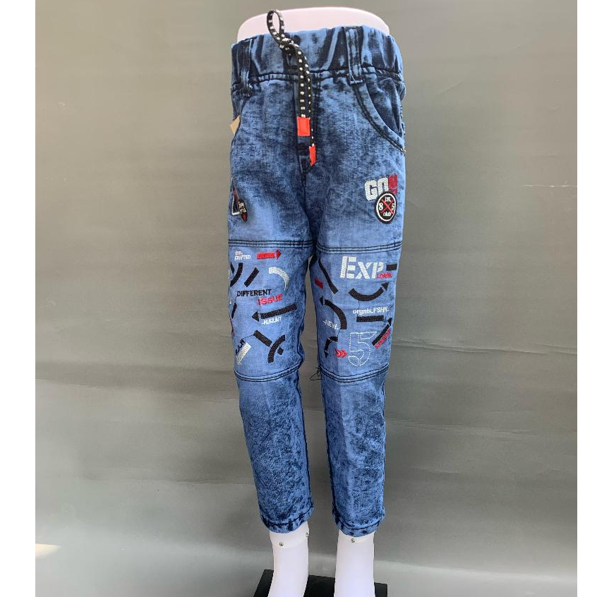 Celana Jeans Panjang Anak Laki-Laki 4-12 Tahun Jeans Premium Anak cowok Termurah Terlaris Terkini Ce