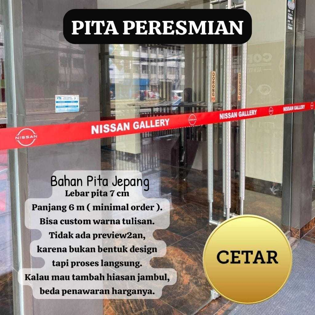 

Pita Peresmian “CETAR” Tanpa Jambul