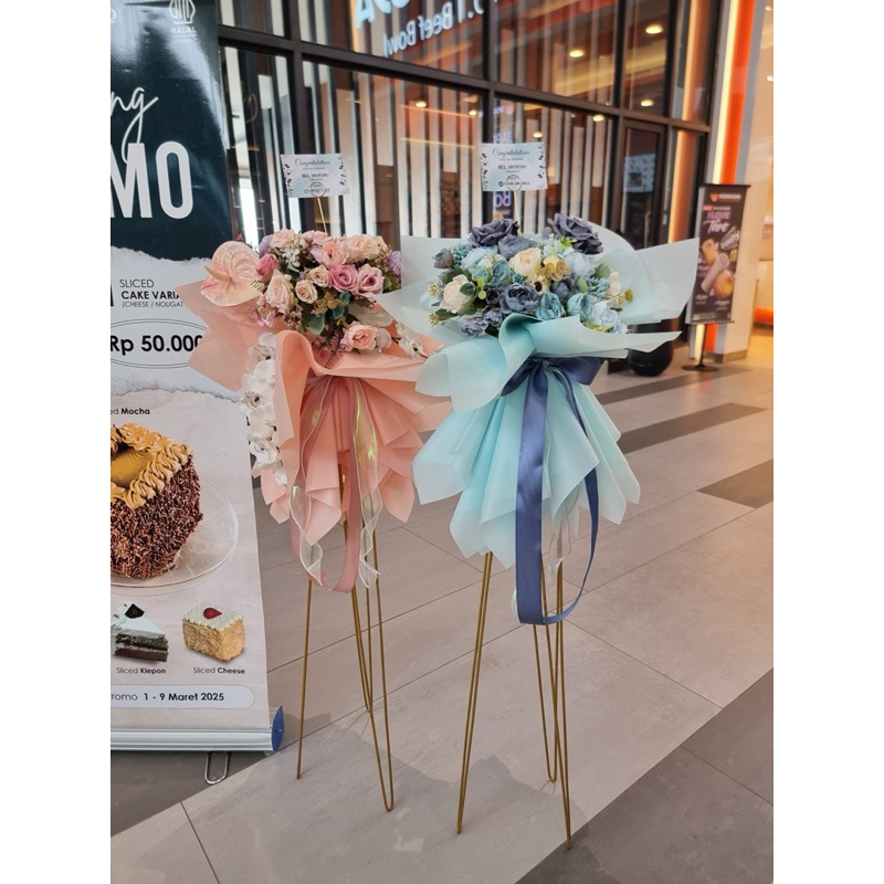 KHUSUS MEDAN Handmade. Standing Bouquet/ Artificial Bouquet/ Flower Bouquet/ Buket Bunga/ Karangan B