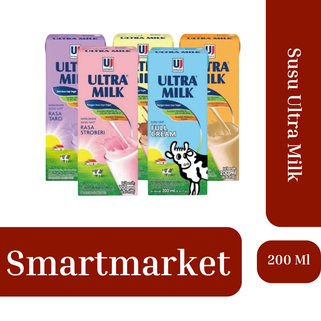 

Susu ulta Milk All Varian I kemasan 200 ml I 100% Original
