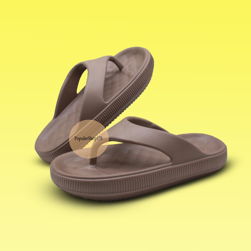 Sandal Jepit Pria Dewasa Ringan Sandal Karet Anti Slip
