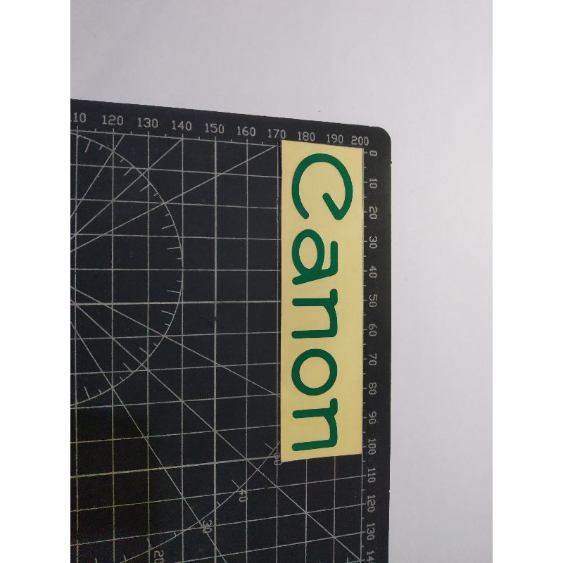 

stiker cutting canon