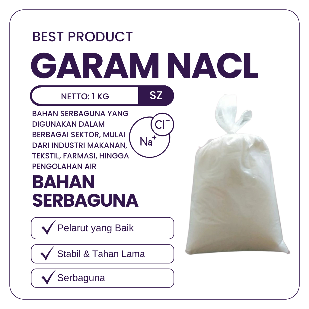 

NACL/Garam industri 1kg