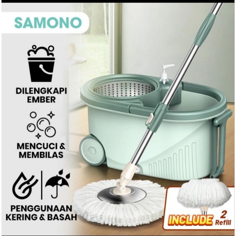 SPIN MOP SAMONO PEL PUTAR PRAKTIS